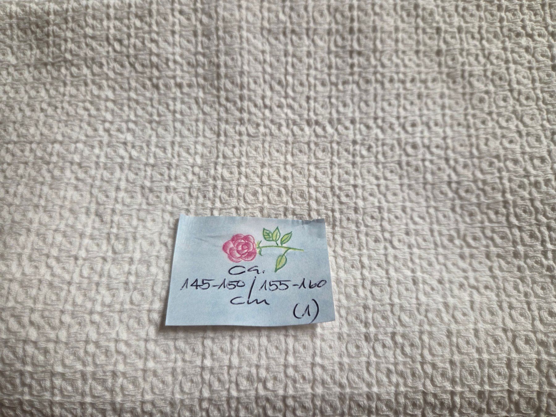 Coperte: 1 weisser Bettüberwurf / Decke – Usato da St. Gallen venduto da Razoon77 1