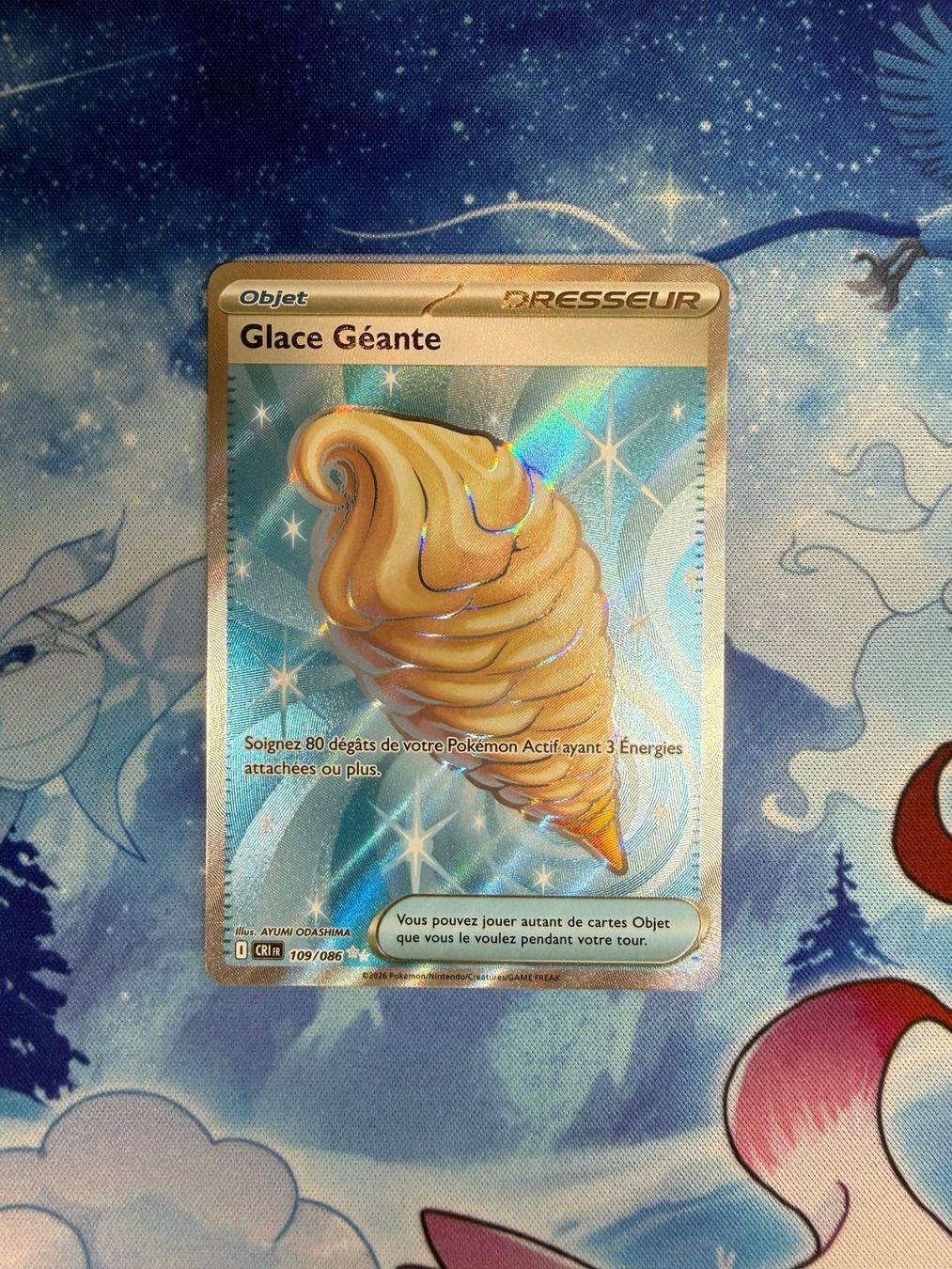 Pokémon Carte collezionabili: Glace Géante FA - CRI 109 FR – Nuovo (secondo la descrizione) da Courgenay venduto da ScamBoxOff