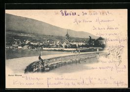 Saint-Blaise, Ortsansicht mit Uferpartie
