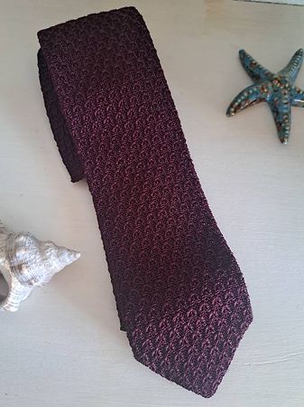 Krawatte bordeaux rot  Tie 