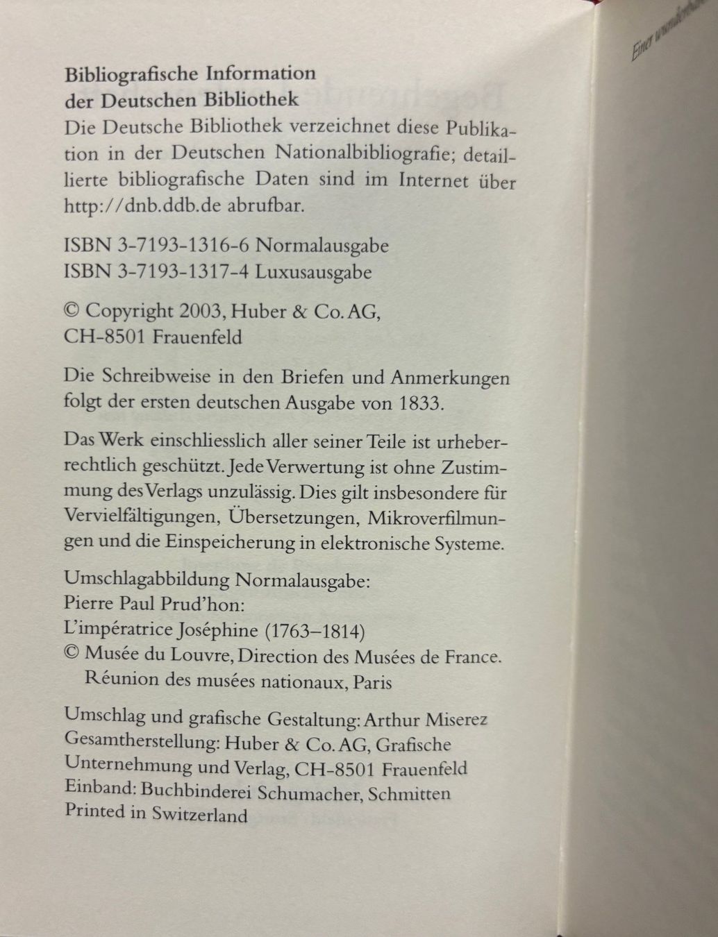 Libri: Napoleons Liebesbriefe an Josephine – Nuovo e nell'imballaggio originale da Sarnen venduto da Livres 3
