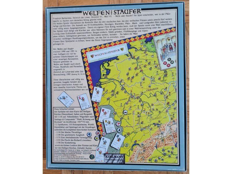 Spiele: Brettspiel "Welfen und Stauffer" – Gebraucht aus Zürich von Desmond01 1