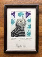 Radierung Septembre  Juliette Ramade Nummer 59/99 signiert