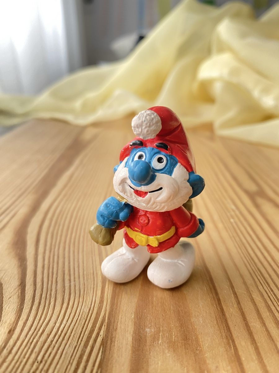 Schleich Statuette: Papaschlumpf Weihnachten – Usato da Fehraltorf venduto da Marian4