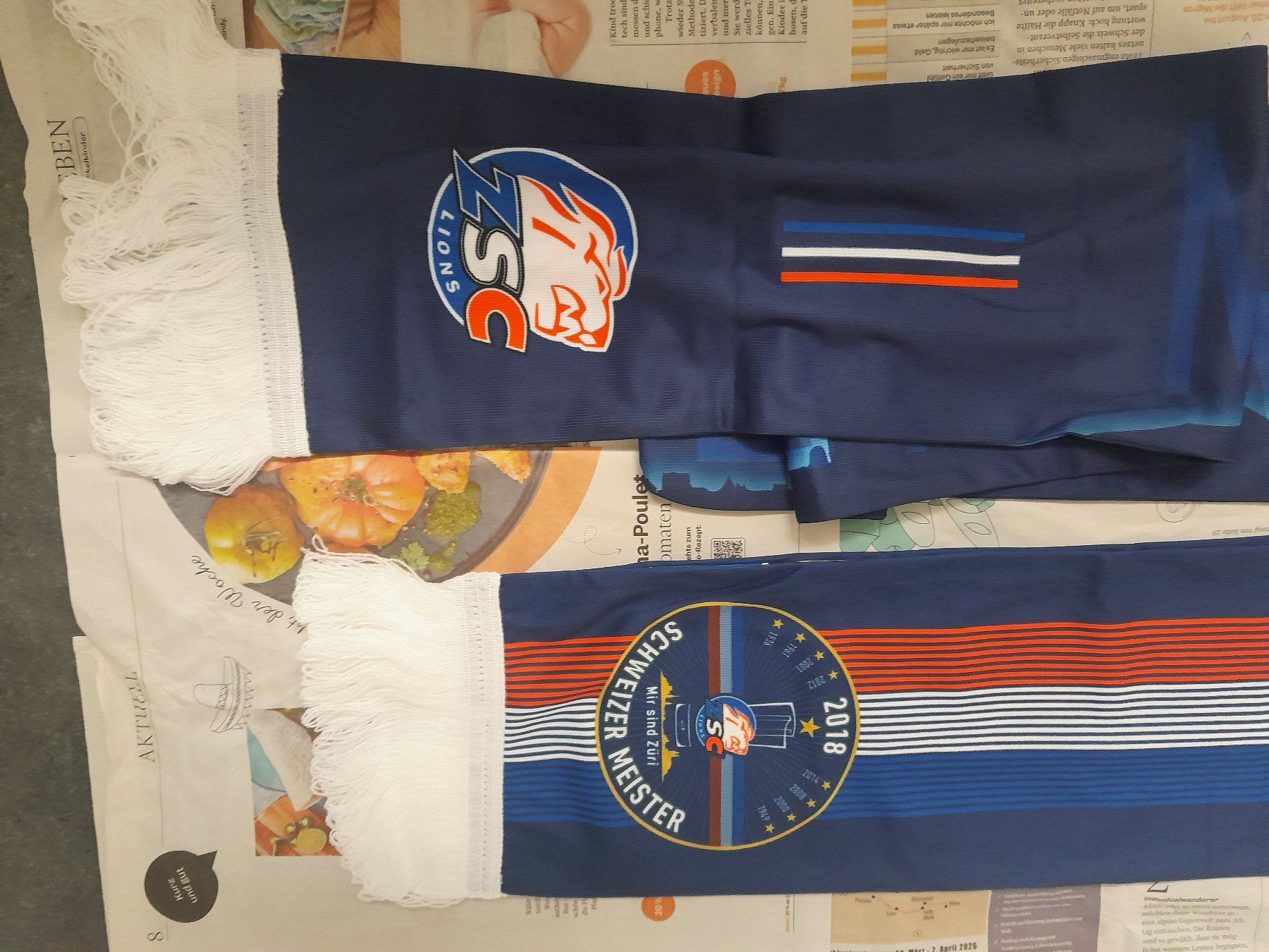 Zsc Lions Foulard & Sciarpe: 2 ZSC Schal – Nuovo (secondo la descrizione) da Rüti ZH venduto da Alemanni 2