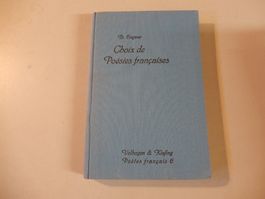 Französische Poesie: "Choix de Poésies Francaises" Engwer...