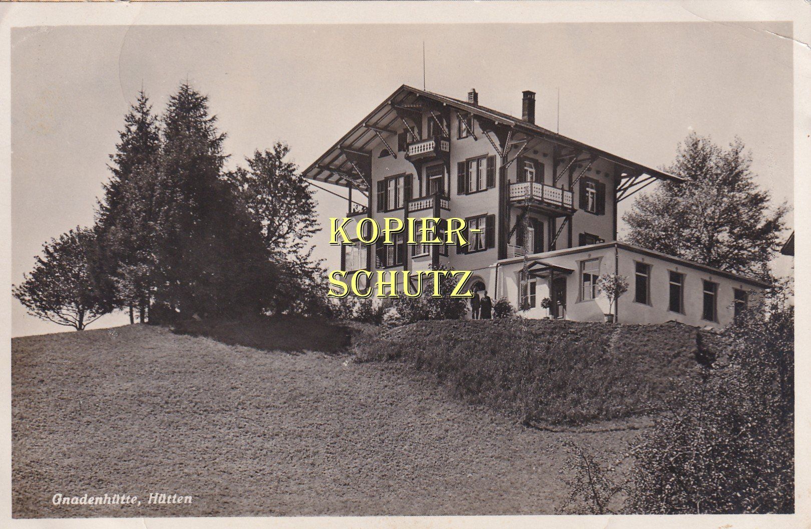 Cartoline postali: Hütten - Gnadenhütte /bb – Usato da Hombrechtikon venduto da Rudolf07