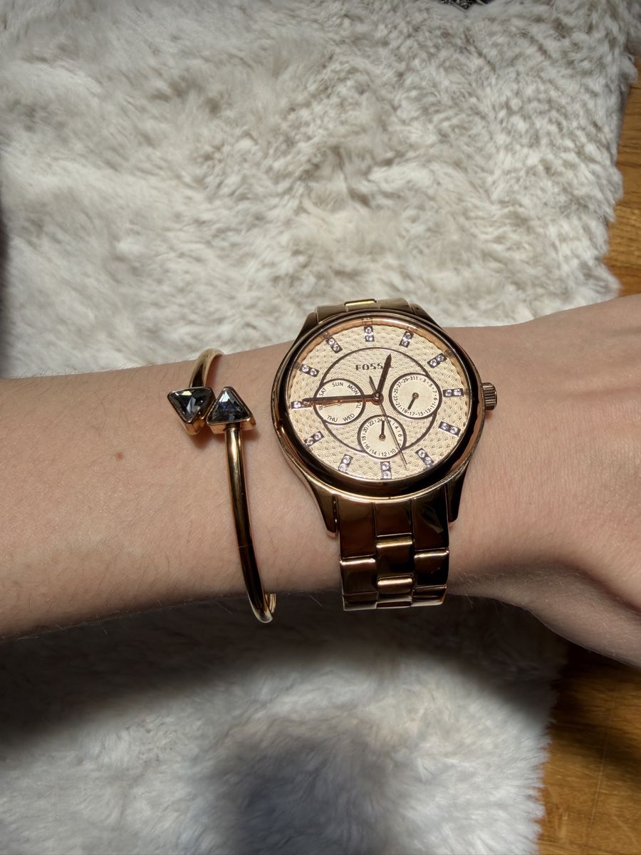 Fossil Orologi: Fossil Damen Uhr Roségold  – Usato da Affoltern am Albis venduto da mer_d6p9