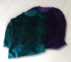 2 Langarmshirts Velours 3XL