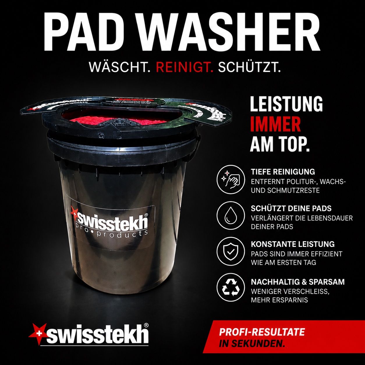 Prodotti di pulizia: PAD WASHER - Detailing und Autopflege – Nuovo e nell'imballaggio originale da Cadempino venduto da Tek.Pro.AG 4