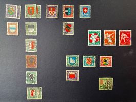 Alte Pro Juventute Briefmarken (1918 - 1932)