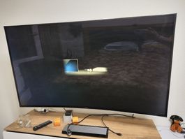 Samsung 55" Curved 4K UHD TV – DEFEKTES One Connect Box!!!