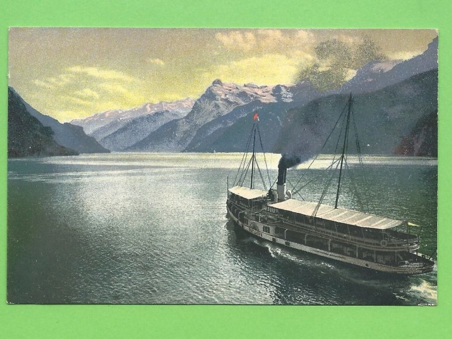 Cartoline postali: Abend am Vierwaldstättersee – Nuovo (secondo la descrizione) da Zürich venduto da t24_de