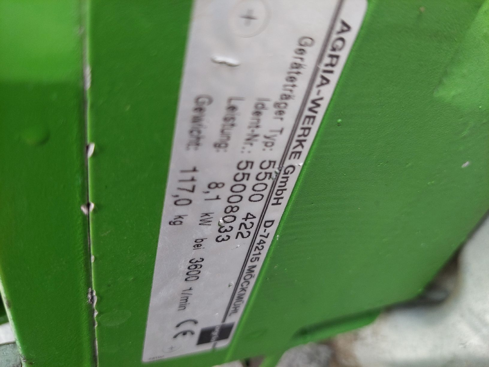 Agria Tutte le macchine: Agria 5500 422 – Usato da Gams venduto da stoeckligams 4