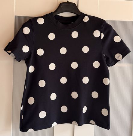 C&A T-Shirt Punkte dunkelblau Gr. S sehr schön!