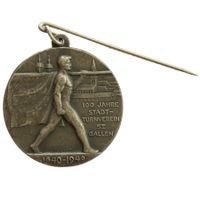 Medaille 100. Jahre Stadtturnverein St. Gallen 1940