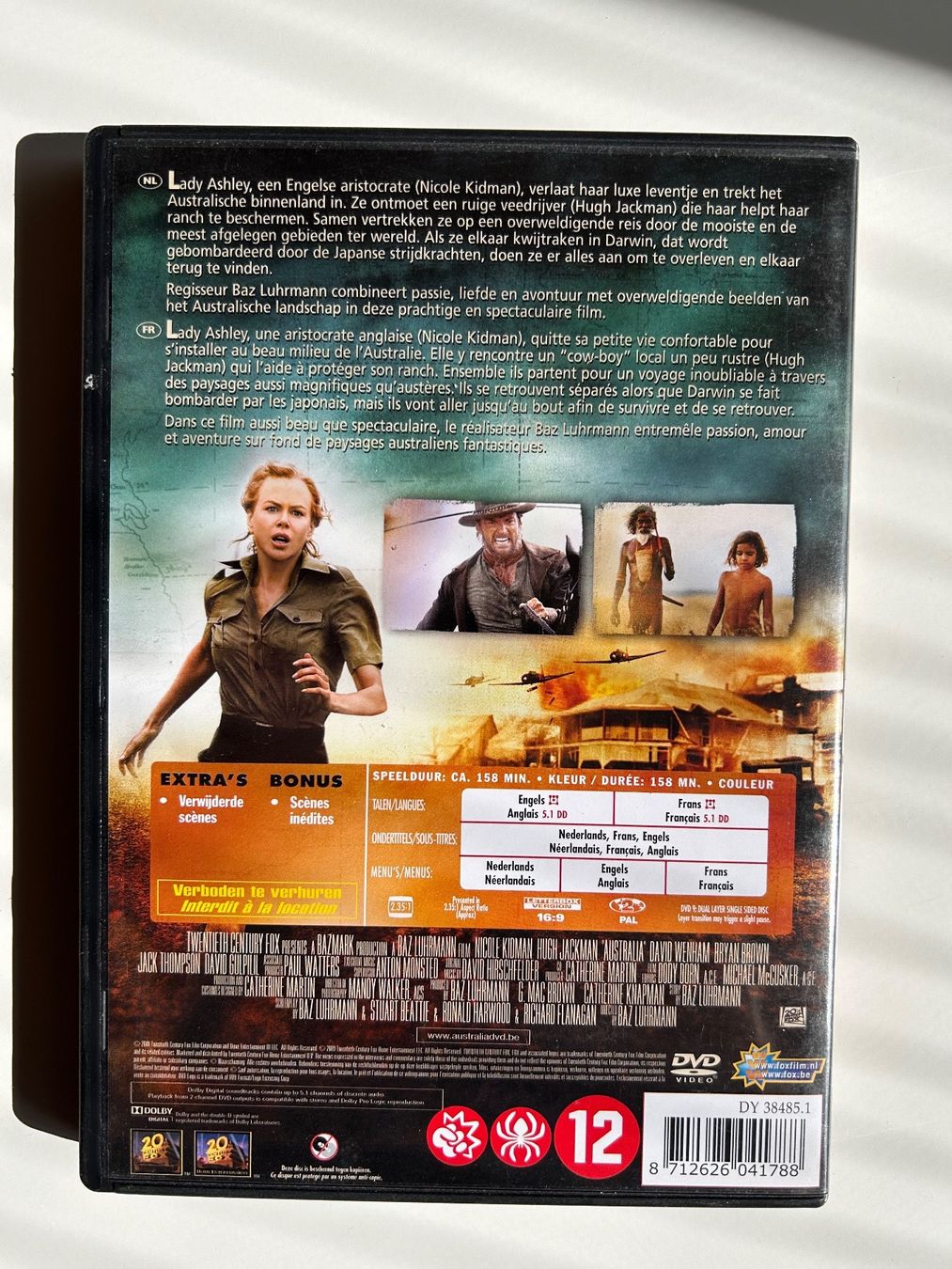 Tutti i DVDs: AUSTRALIA (NICOLE KIDMAN) – Usato da St-Cierges venduto da Crisi53 1