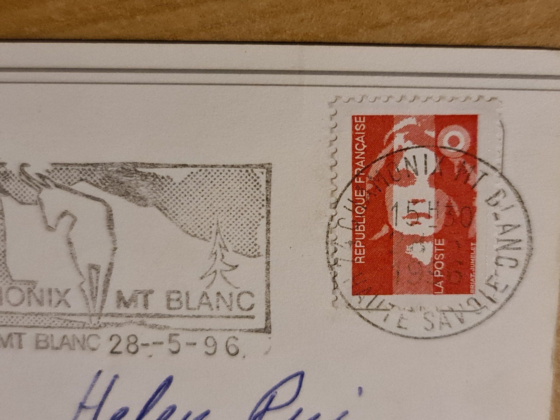 Cartoline postali: Ansichtskarte Chamonix Mont-Blanc – Usato da Dintikon venduto da Vexi 1