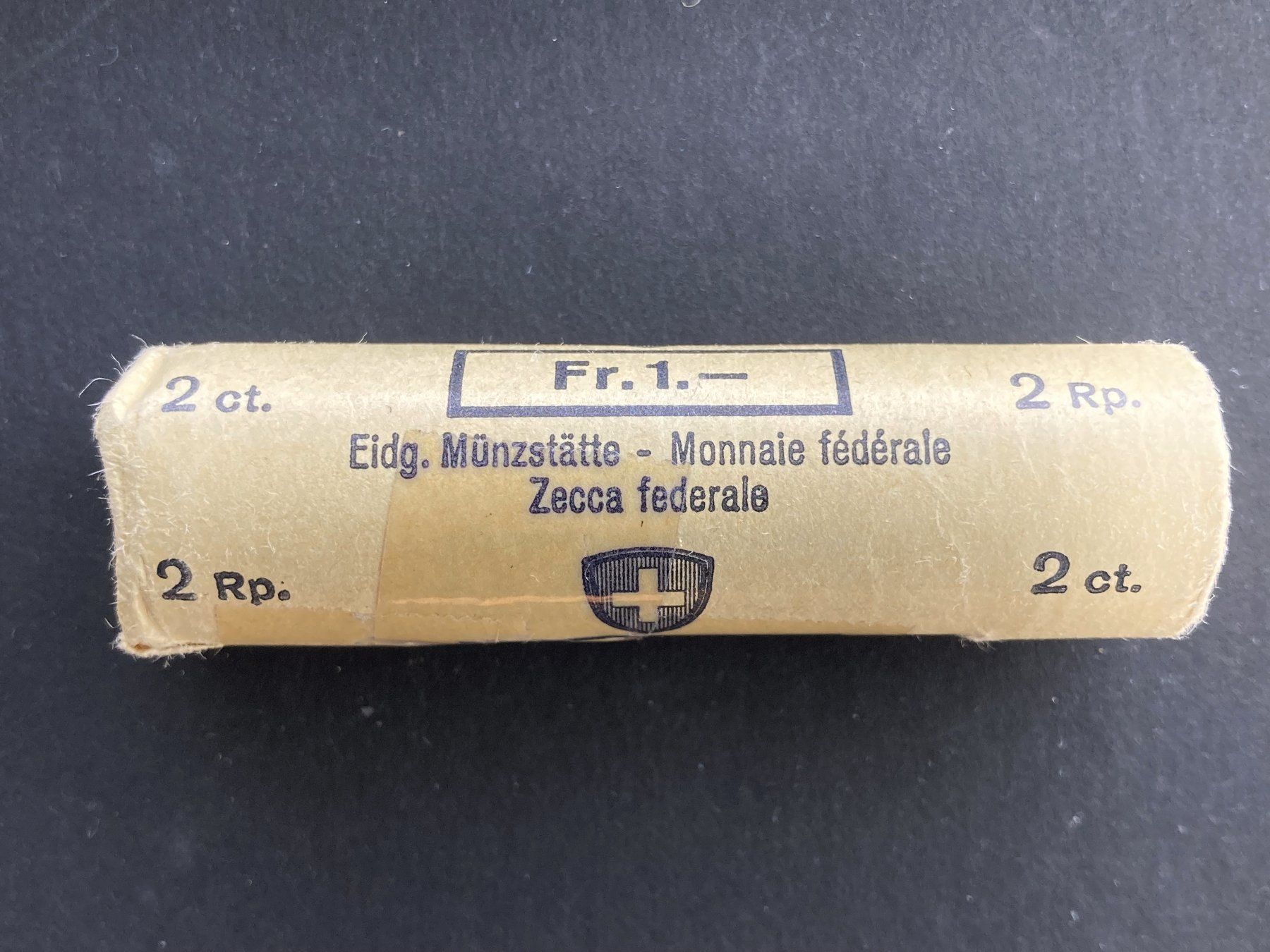Tutti le monete: Münzrolle ab eidg. Münzstätte – Nuovo e nell'imballaggio originale da Rothenburg venduto da Bison2 2