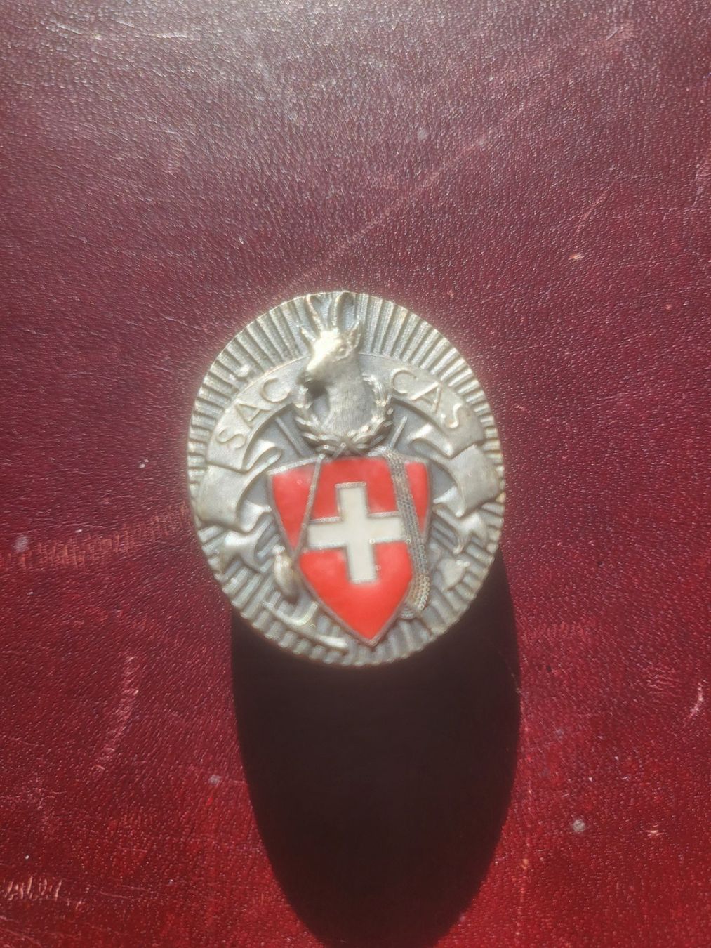 Broches & Aiguilles: SAC Abzeichen Steinbock Schweizer Wappen Pin – D'occasion à Untersiggenthal par vonberner