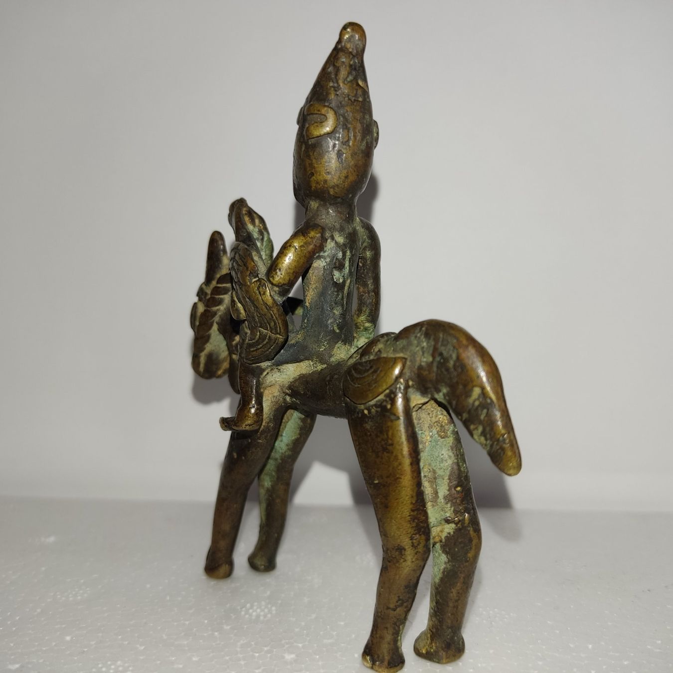 Statuette: Dogon Reiter Figur, 10 cm Hoch – Usato da Rieden SG venduto da res1291 2