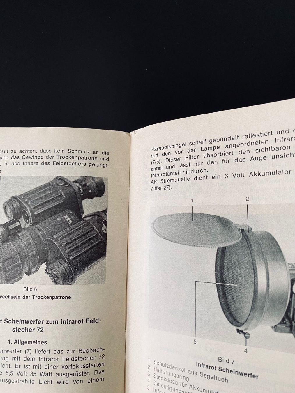 Schweizer Armee Feldstecher: Armee / Militär / Infrarot / Feldstecher / 1972 – Gebraucht aus Zollbrück von shop_2016 1