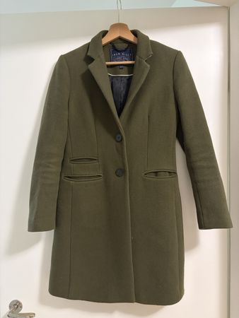 Jack Wills Mantel Khaki Grösse S (UK 8)