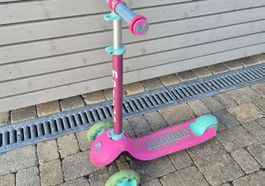 Roller pink/türkis gebraucht