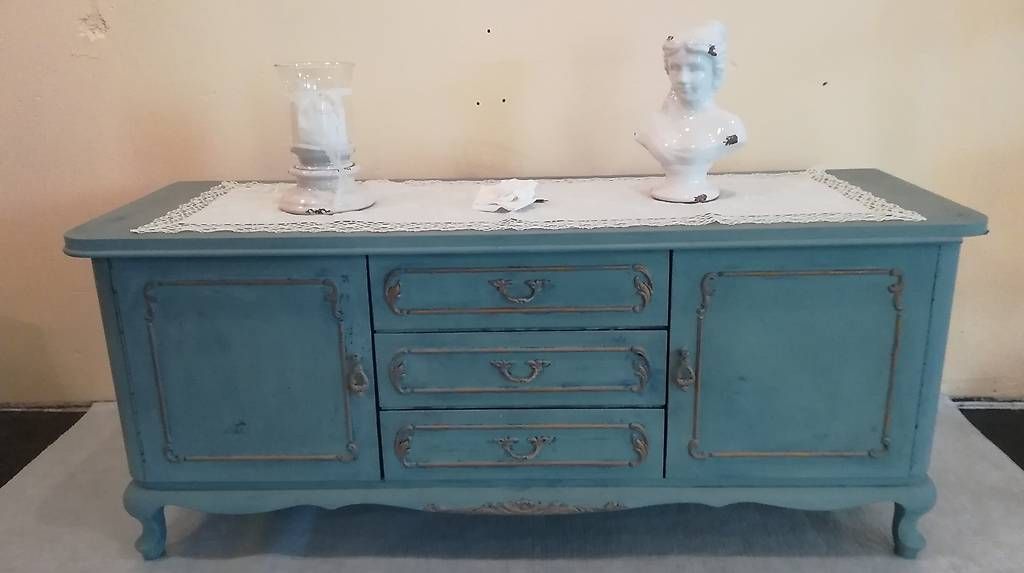 Holzartikel: Vintage Sideboard 120 cm – Gebraucht aus Basel von Furnitina 1
