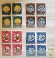 4118) W25-28, Olympiade St. Moritz im 4-Block postfrisch