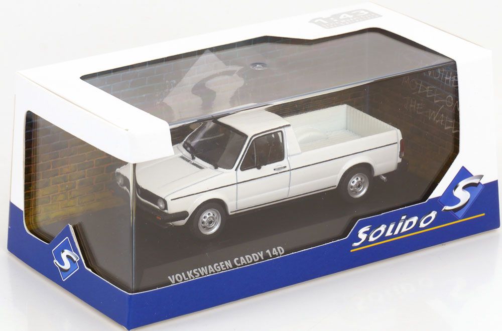 Volkswagen Modellini d'auto: VW CADDY 14D WEISS 1:43 SOLIDO – Nuovo e nell'imballaggio originale da Suhr venduto da Moebelsiralfred 2