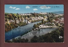 GENEVE - Jonction Rhône et Arve