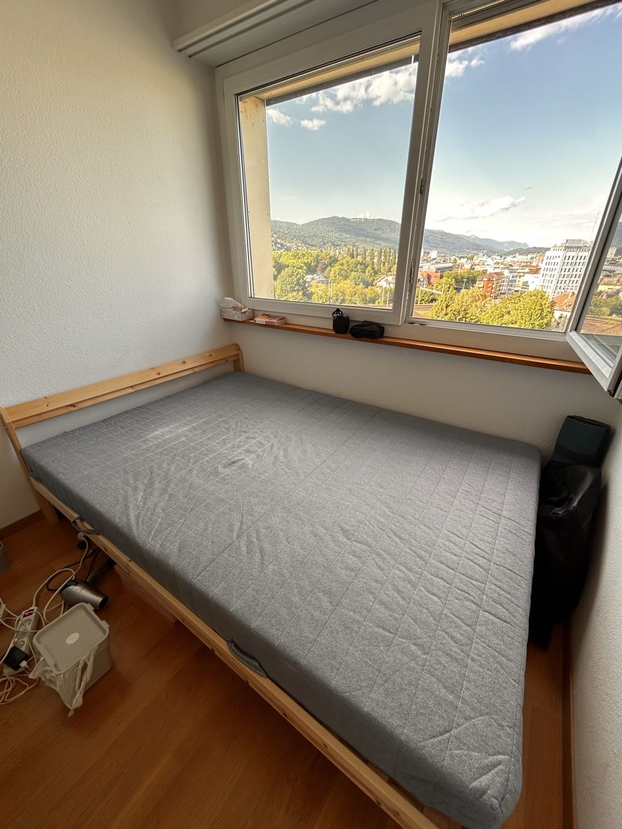 Ikea Betten: Cadre de lit + matelas  – Gebraucht aus Biel/Bienne von lou_nb5y