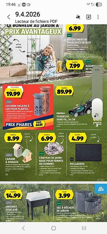 Rasenmäher: A vendre tondeuse Électrique sans fil Ferrex – Gebraucht aus Lausanne 26 von mia_262l 3