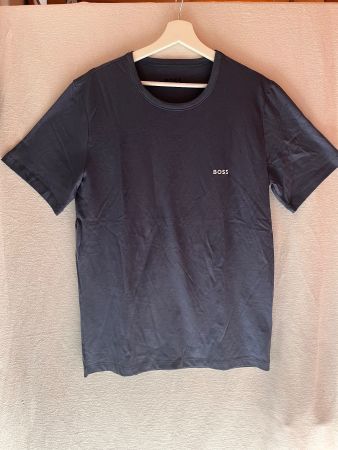 BOSS, Shirt Kurzarm, Grösse L, Farbe Dunkelblau
