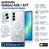Coque Samsung A26 / A17 Transparente MagSafe – Neuve