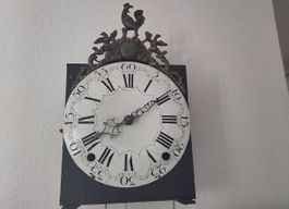 Original Französische Hahnenuhr, Burgunderuhr, Zeit 1780