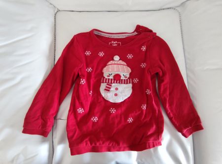 Pullover mit Schneemann