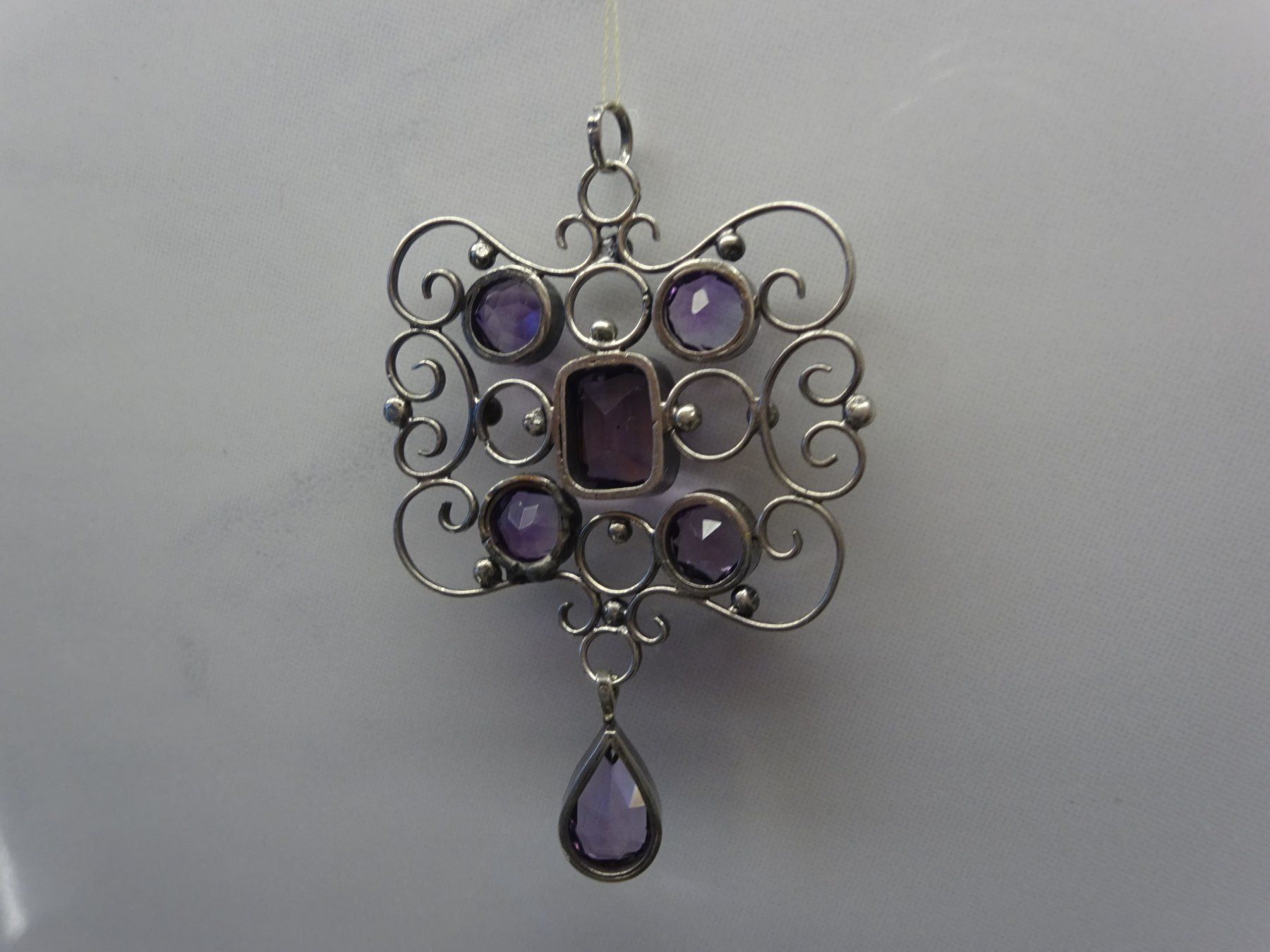 Anhänger: Jugendstil Anhänger / Amethyst – Gebraucht aus Esslingen von FetteSchnecke 4