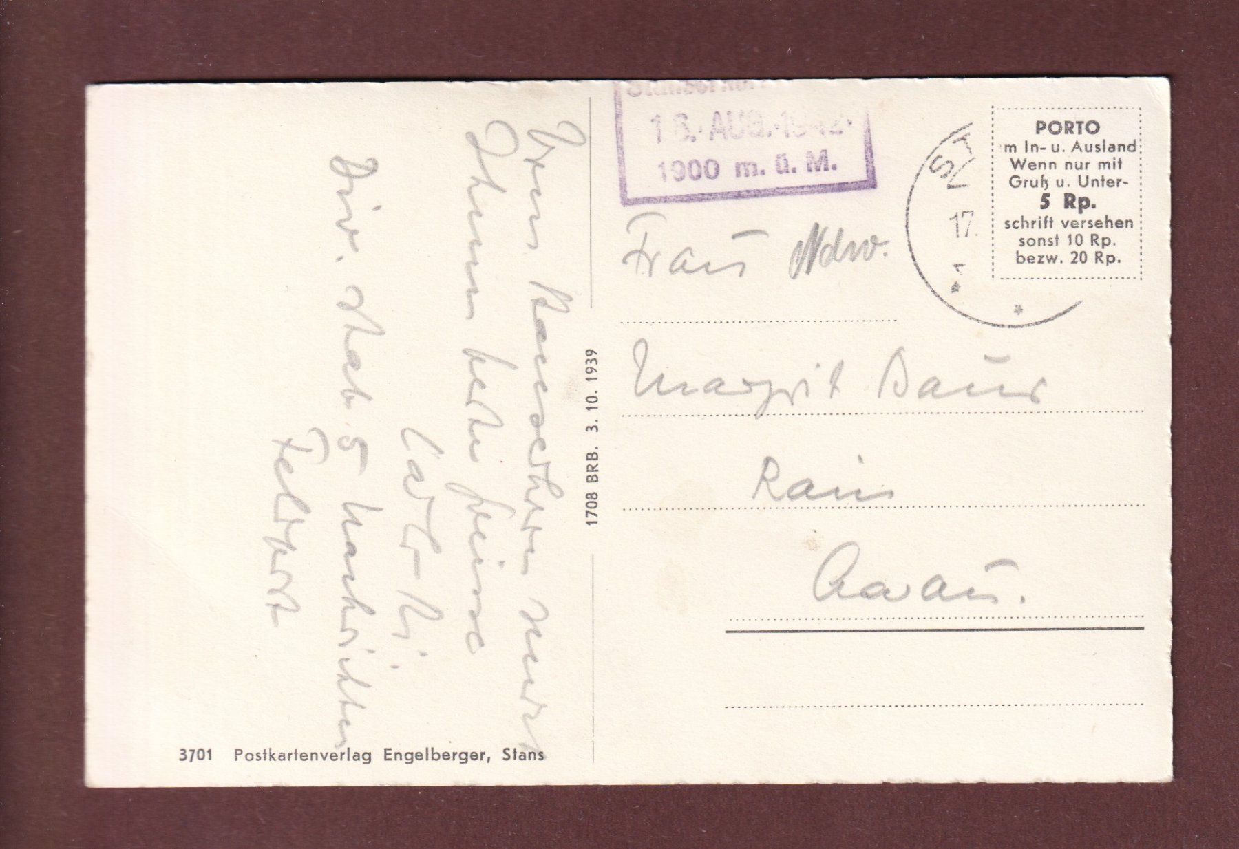 Cartes postales: STANSERHORN - Titlis – D'occasion à Pully par nicecards-shop 1