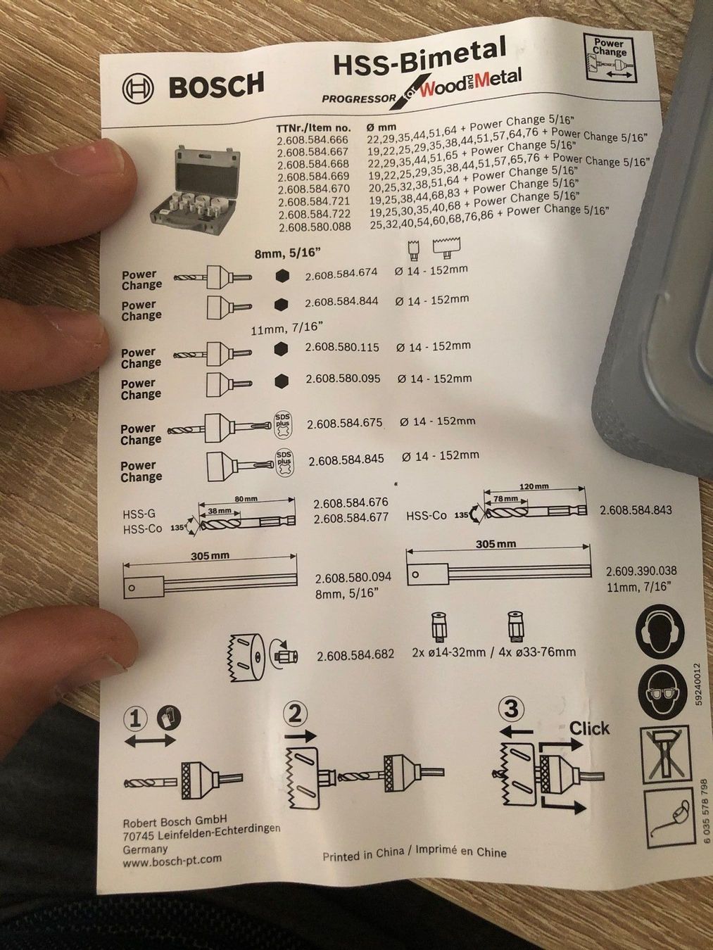 Bosch Tutti gli attrezzi: Bosch Lochsägen-Set Progressor Power Change 12teil Bimetall – Nuovo e nell'imballaggio originale da Zürich venduto da Alibaba1234 6
