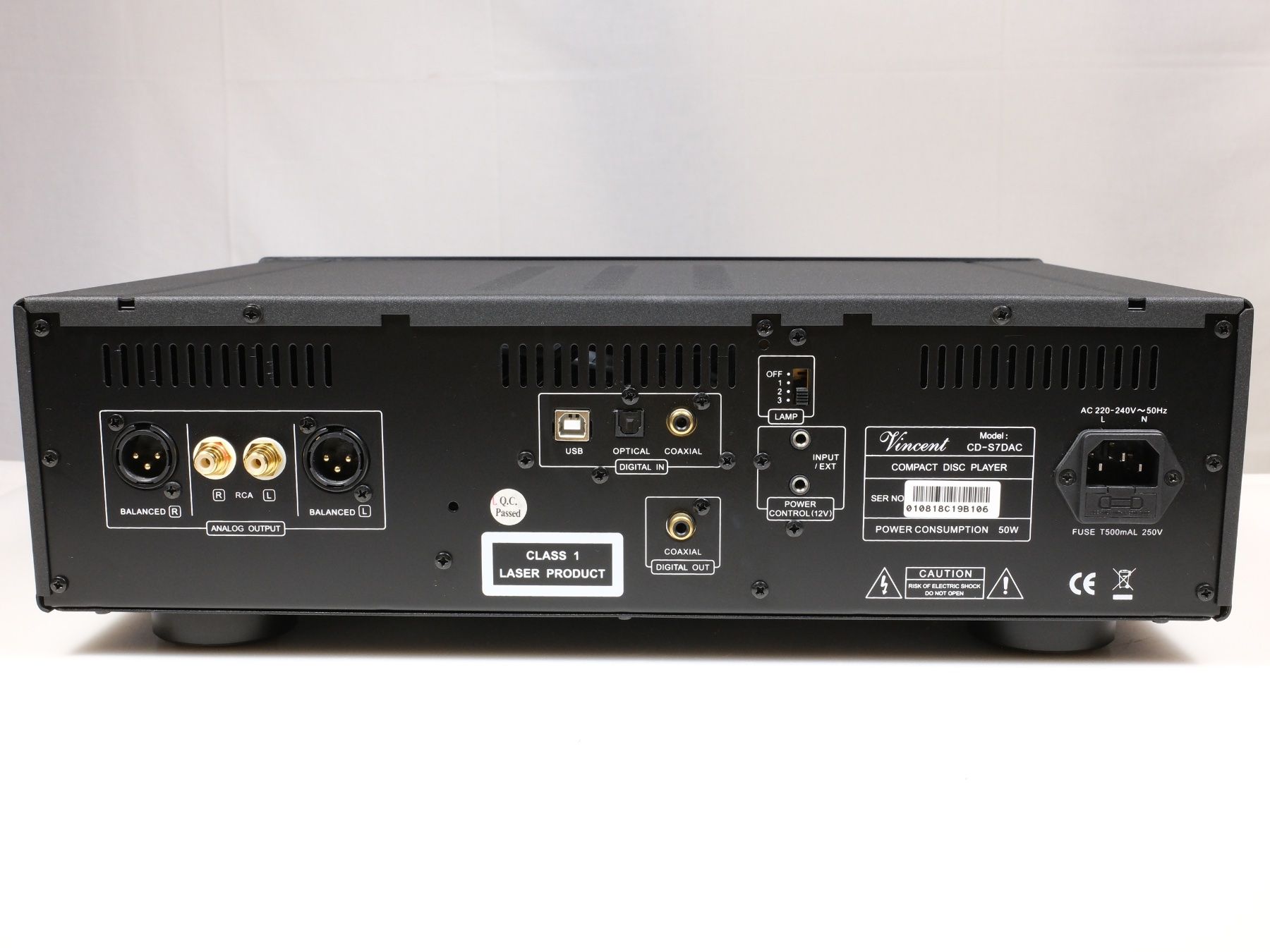 Vincent Audio- & Mediensysteme: VINCENT CD-S7DAC High-End CD-Player mit Röhren-Ausgangsstufe – Gebraucht aus Lobsigen von Markus_Haenggi_Bern 7