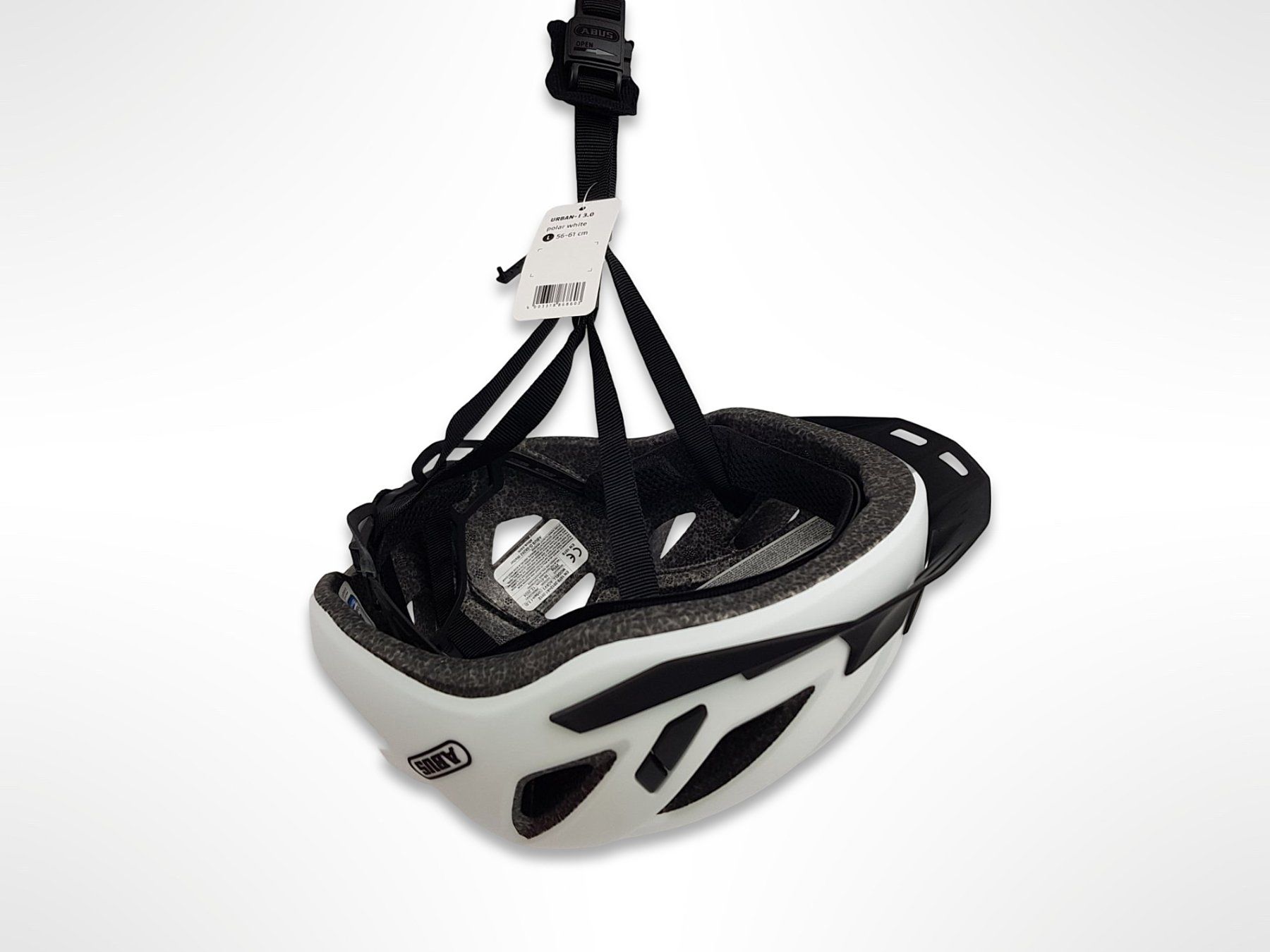 Abus Helme: ABUS Urban-I 3.0 Velohelm Weiss Gr. L – Neu (gemäss Beschreibung) aus Suhr von Restwert_Suhr 5