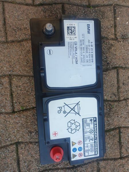 Original BMW AGM Batterie 61216924023