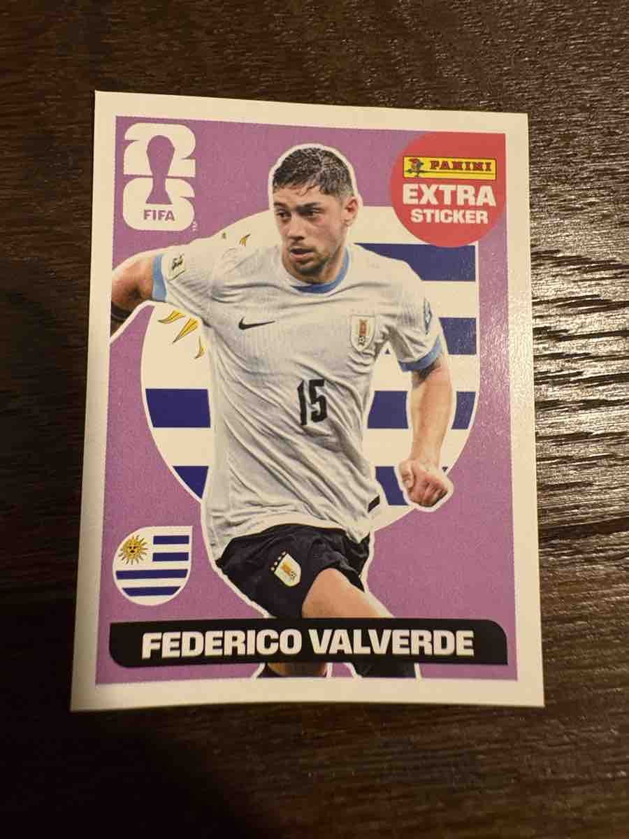 Panini Carte collezionabili: Extra Sticker regular Valverde neuf – Nuovo (secondo la descrizione) da St-Sulpice VD venduto da dxf_rny9