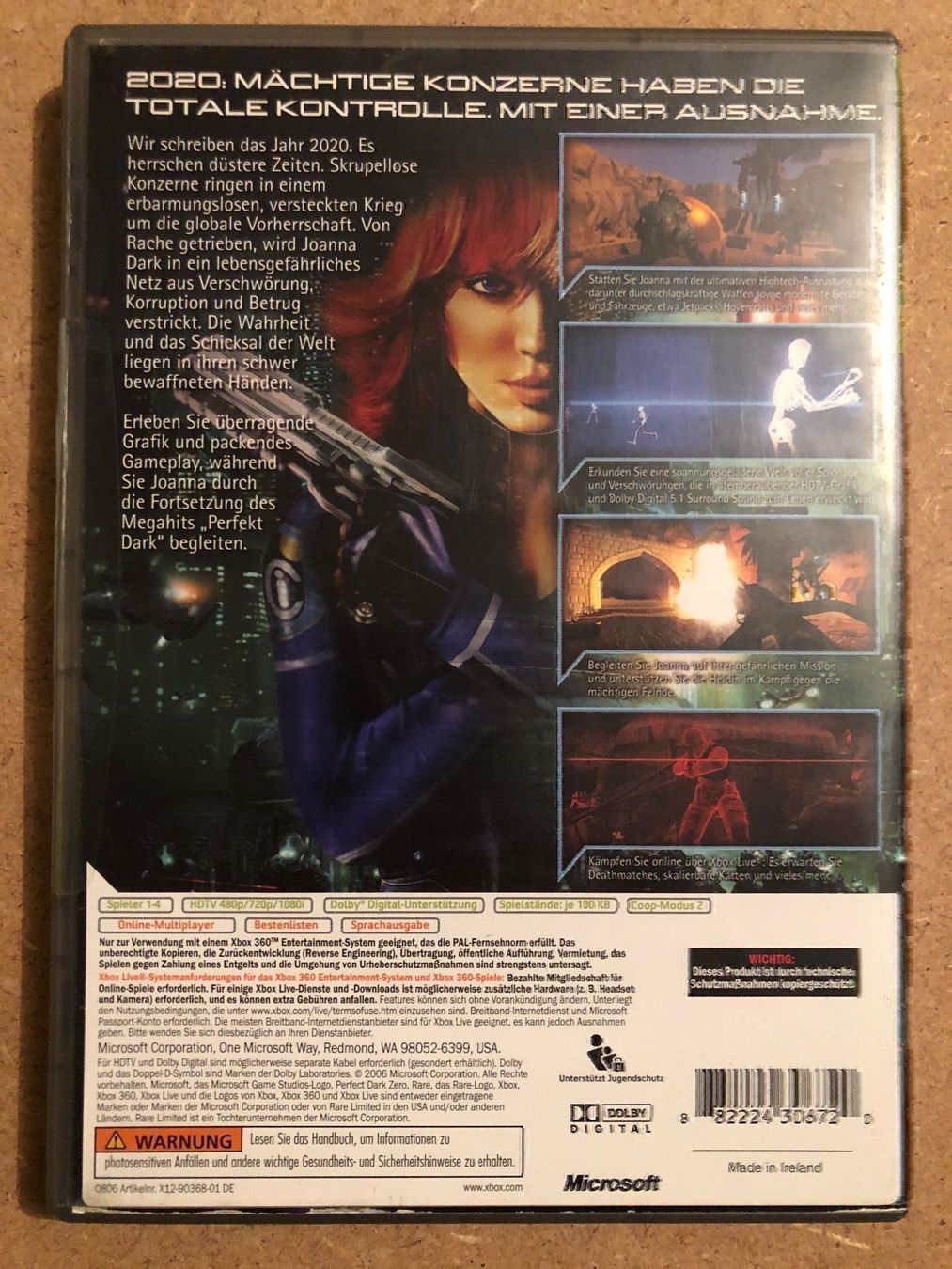 Spiele: Perfect Dark Zero für Xbox 360 – Gebraucht aus Kestenholz von Mad18 1