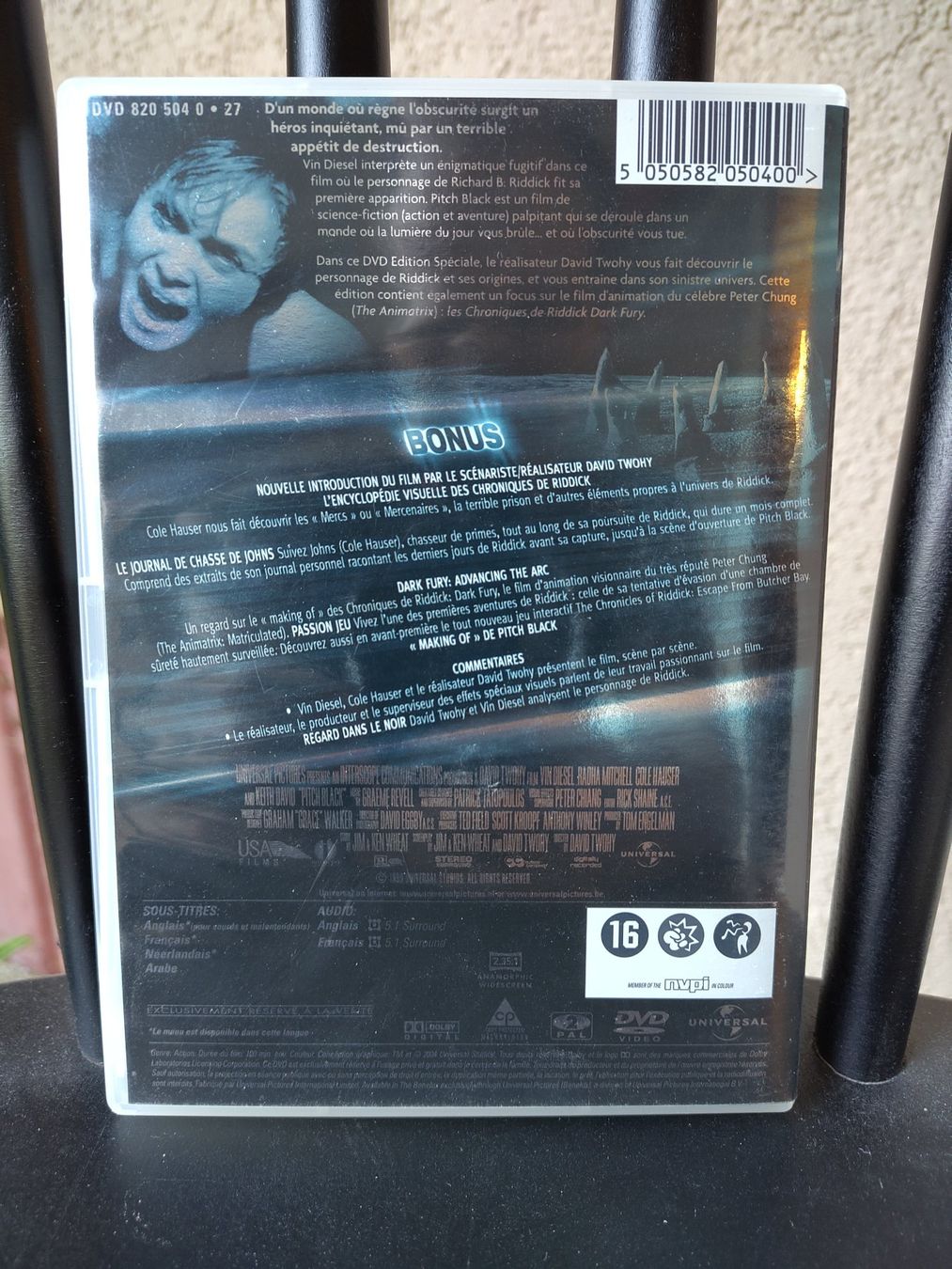 Tutti i DVDs: Pitch Black DVD – Usato da Fribourg venduto da Delorean30 1
