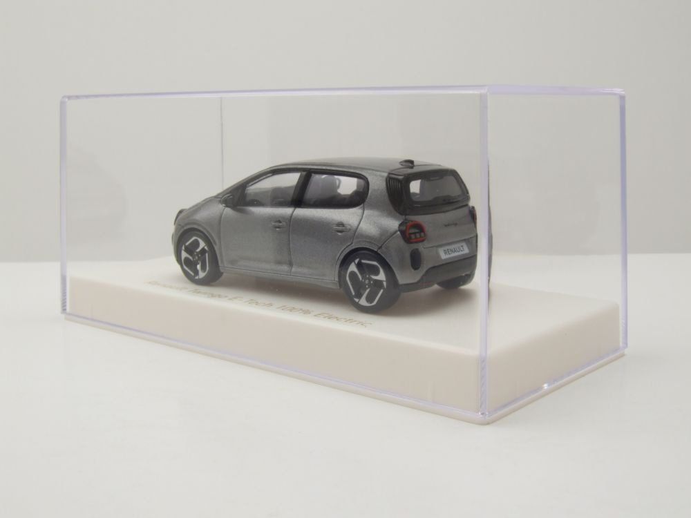 Renault Modellini d'auto: Renault Twingo IV E-Tech seit 2026 grau met. / schwarz  1:43 – Nuovo e nell'imballaggio originale da Gerlafingen venduto da espero88 8