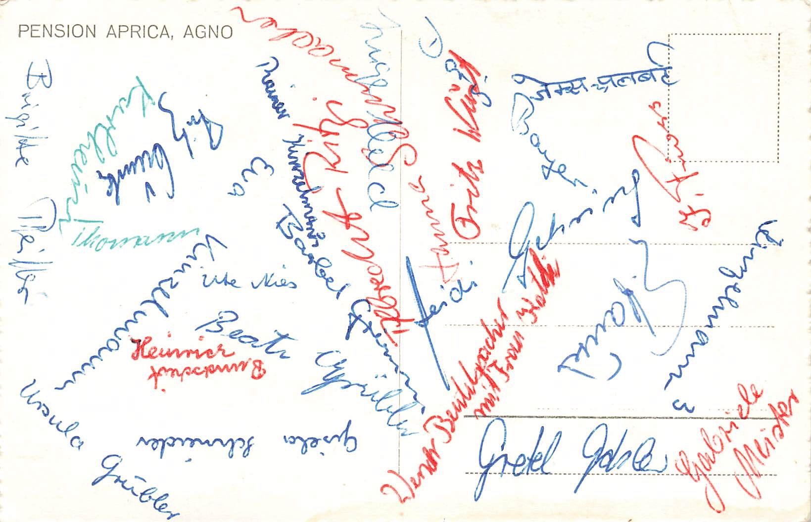 Cartoline postali: Pensione Aprica Agno TI – Usato da Biasca venduto da Blenio71 1