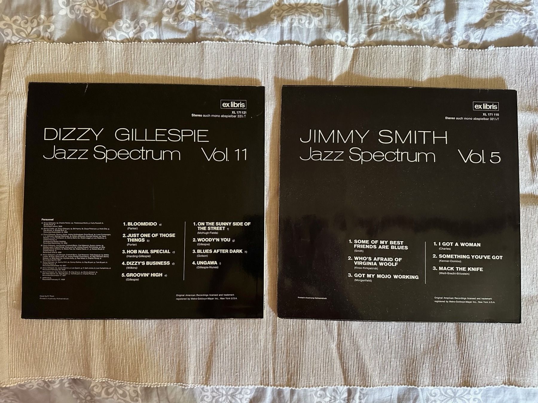Schallplatten: 2x Schallplatten- D.Gillespie & J. Smith Jass Spectrum – Gebraucht aus Bolligen von Astrophysiker06 1